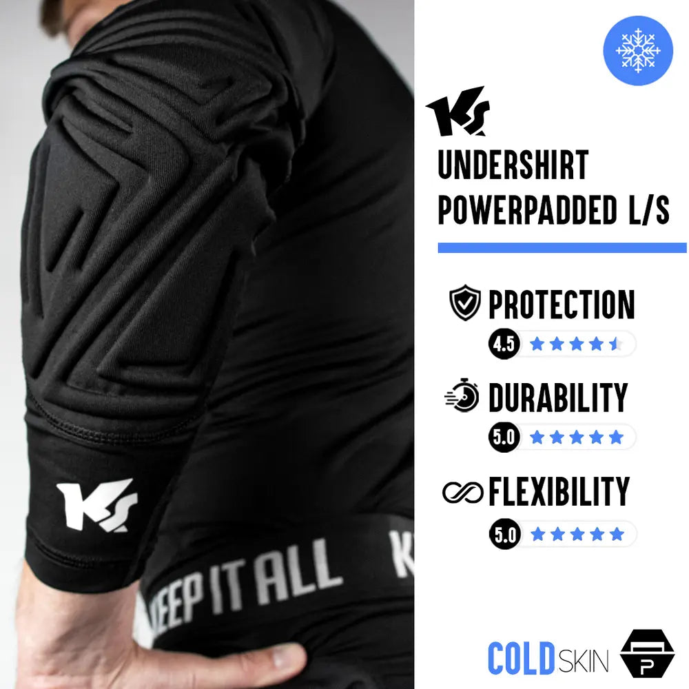 KEEPERsport Undershirt PowerPadded Coldskin l/s