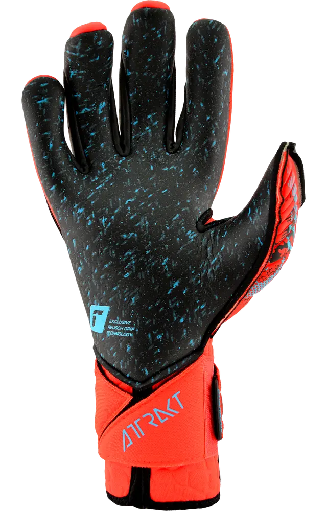 Reusch Attrakt Fusion Guardian AdaptiveFlex Electric Red