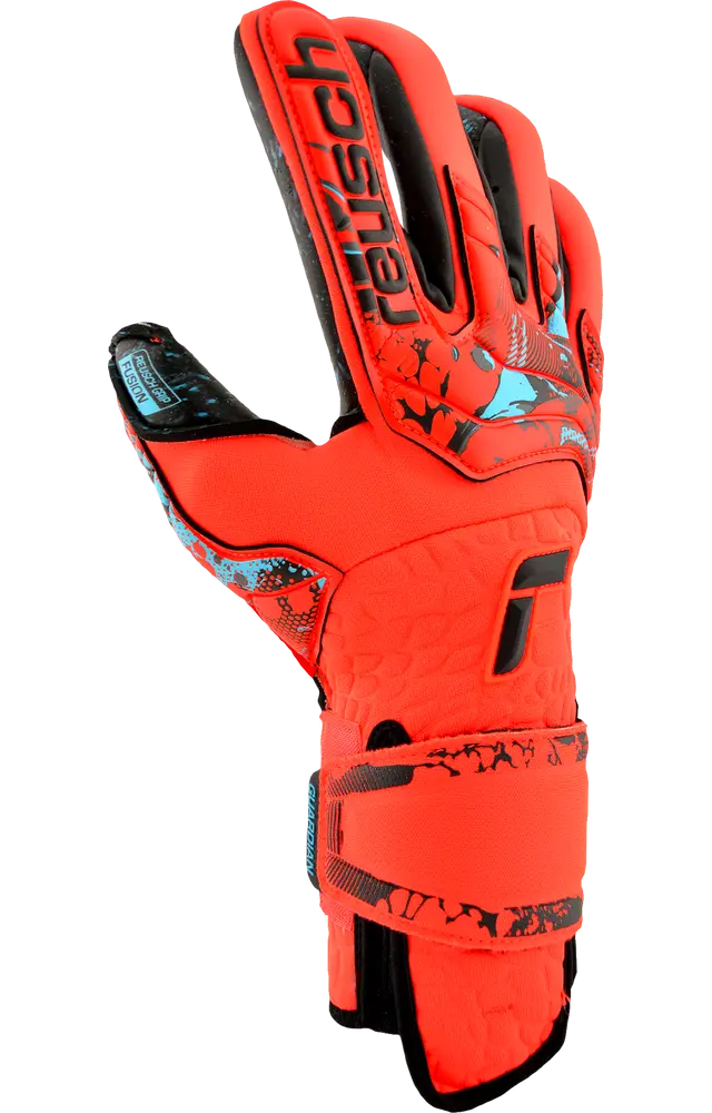 Reusch Attrakt Fusion Guardian AdaptiveFlex Electric Red