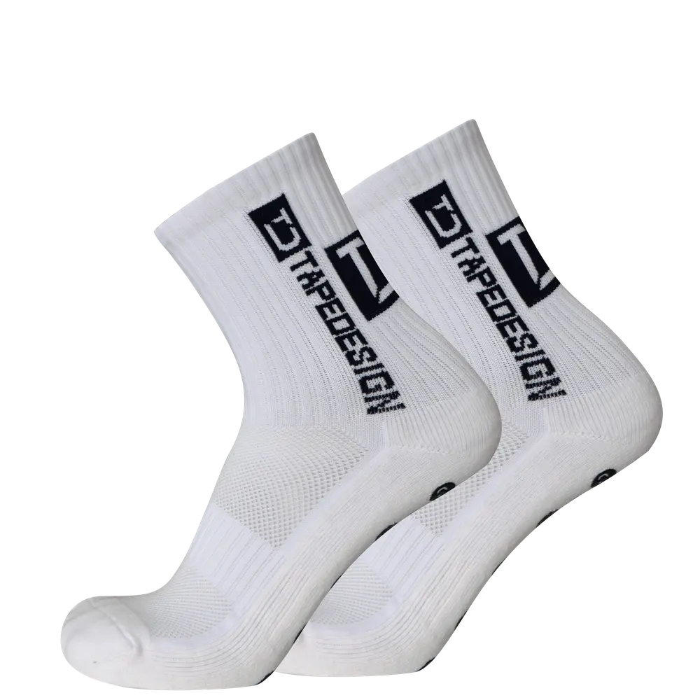 Chaussettes Grip Tapedesign (blanc)