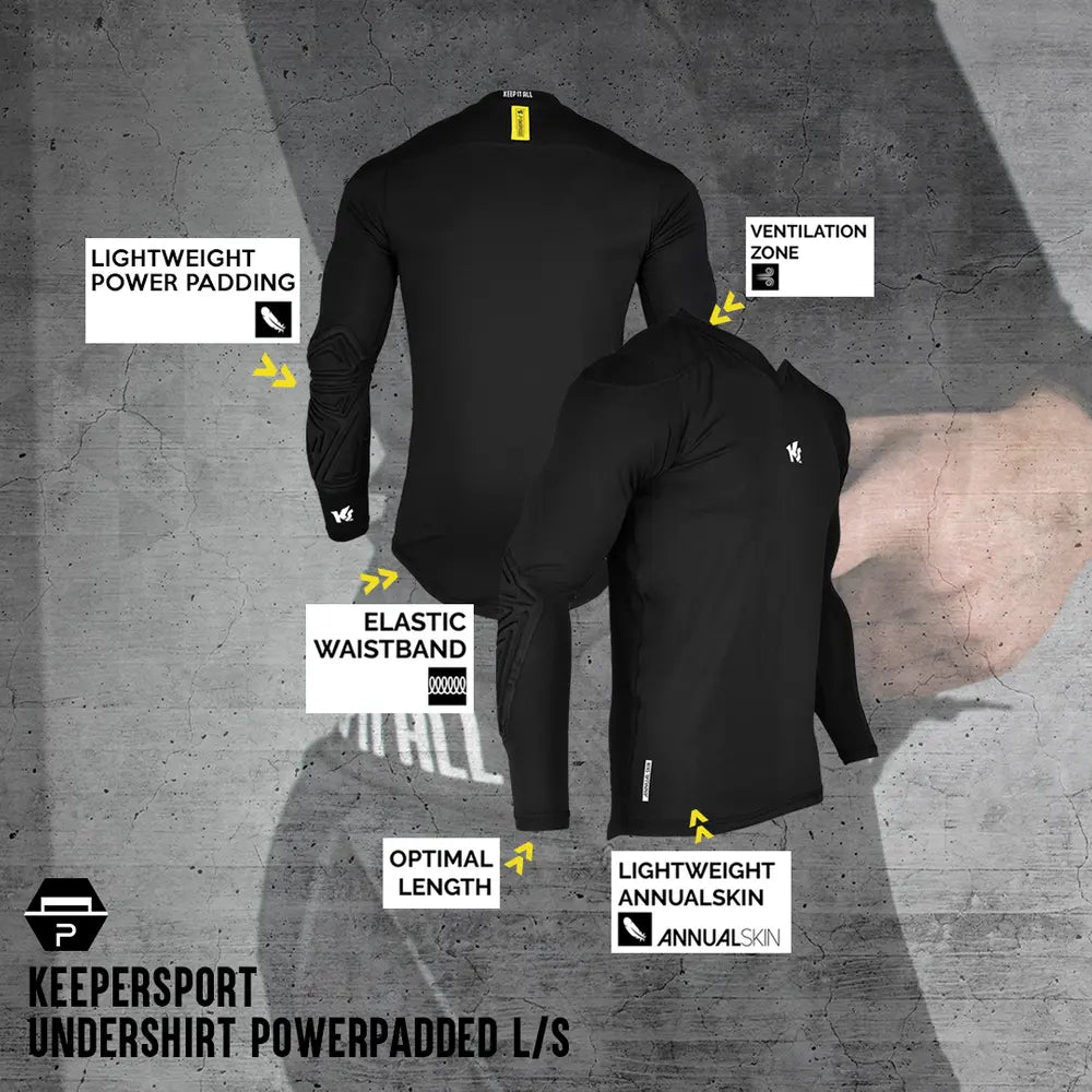 KEEPERsport Undershirt PowerPadded l/s