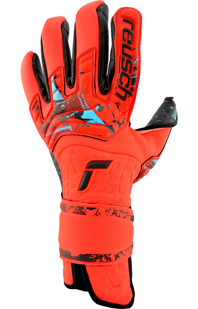 Reusch Attrakt Fusion Guardian AdaptiveFlex Electric Red