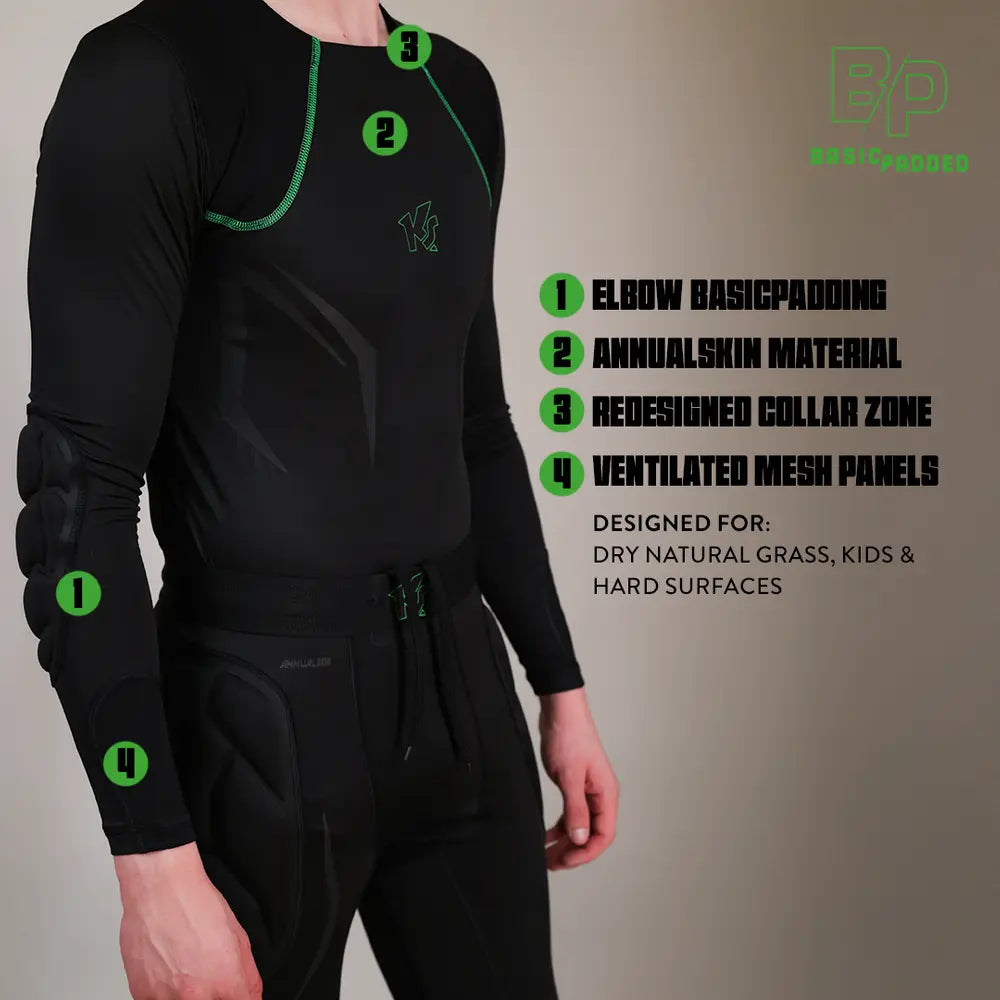 KEEPERsport Maglia Intima BasicPadded Bambini