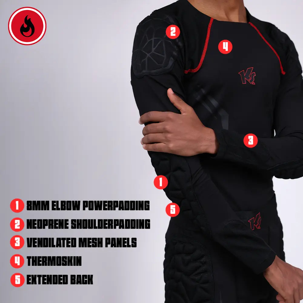 KEEPERsport Undershirt PowerPadded ThermoSkin Kids
