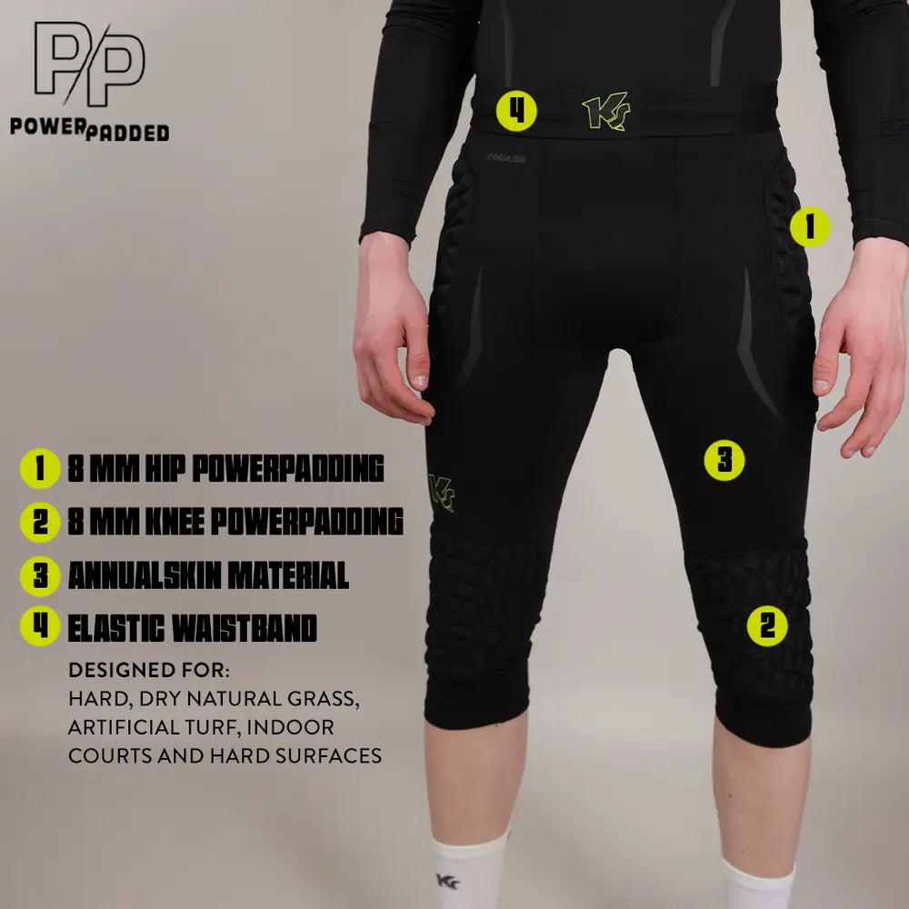 KEEPERsport Sous-short PowerPadded 3/4 Enfant